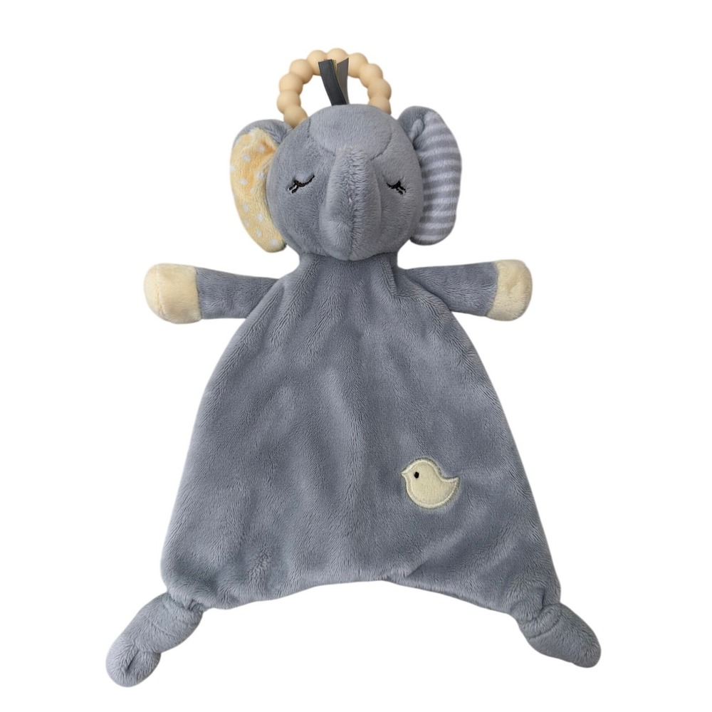 Douglas Baby Elephant Plush Lovey Security‎ Blanket Gray 13 in Nursery
